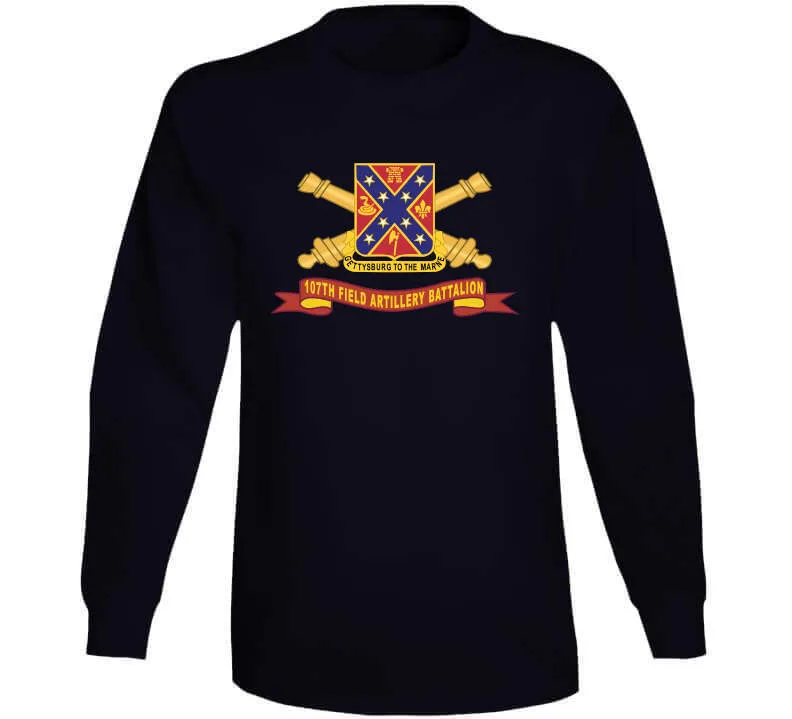 107th Field Artillery Battalion - Dui W Br - Ribbon X 300 T Shirt