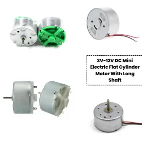 3V-12V DC Mini Flat Cylinder CD Motor