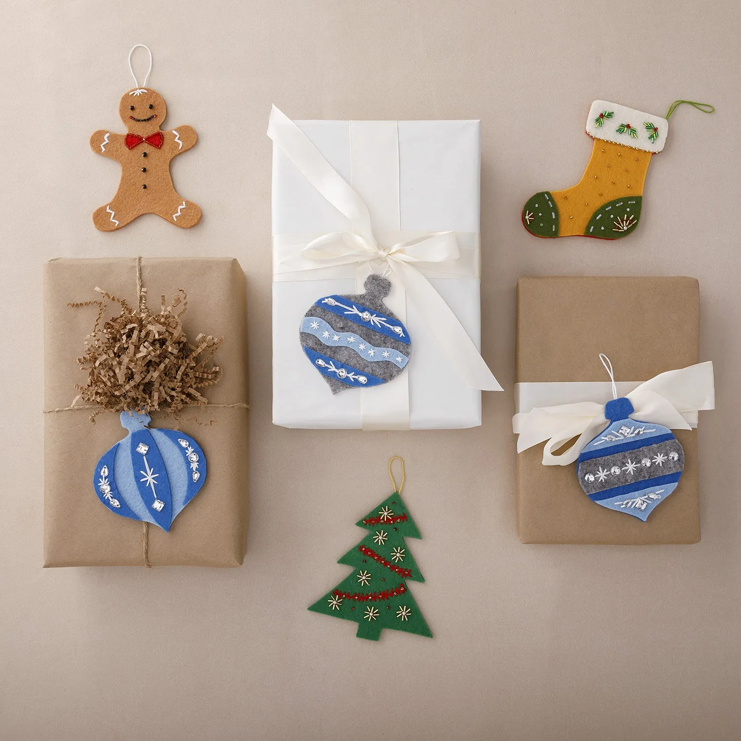 5" Felt Squares - Holiday Pack