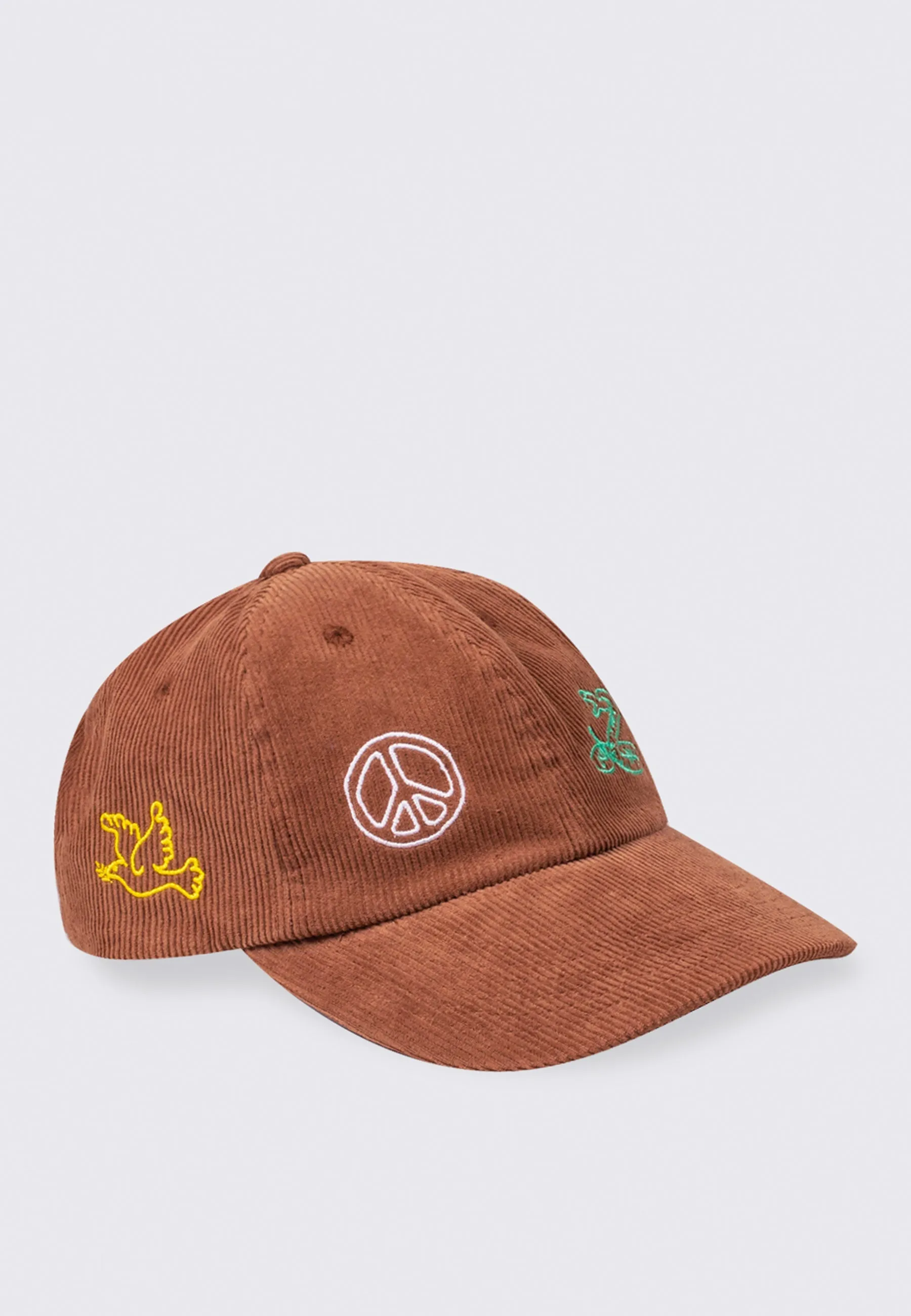 6 Panel Cap Jaide Corduroy - chocolate brown