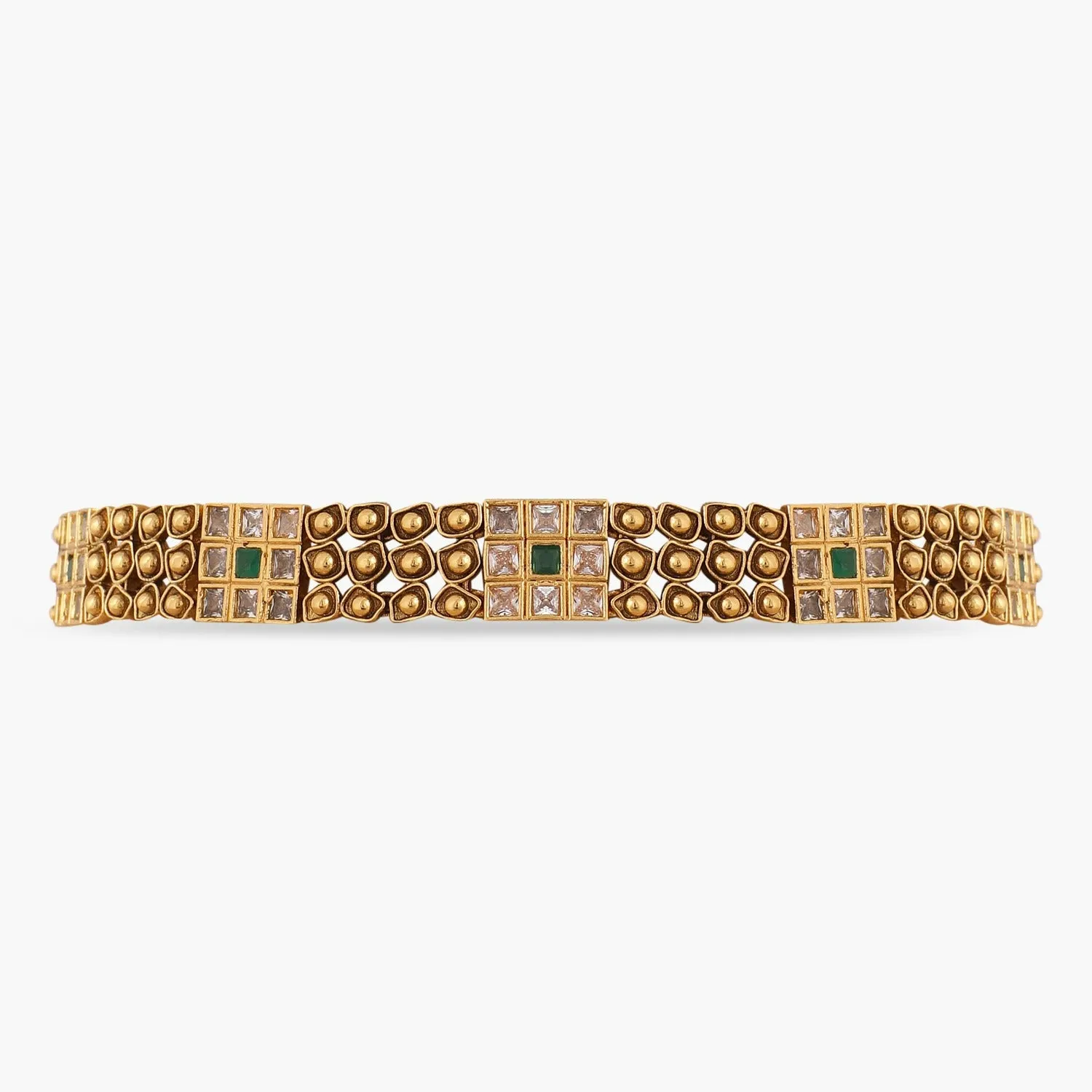 Abstract Square Antique Choker