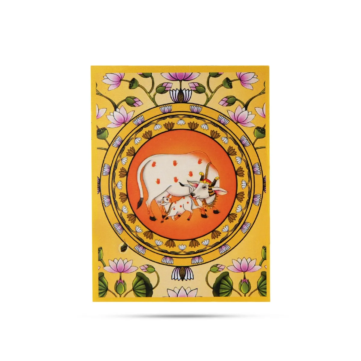 Acrylic Magnet - 3.75 x 3 Inches | Tanjore Painting Acrylic Photo Magnet/ Acrylic Fridge Magnet/ Assorted Design