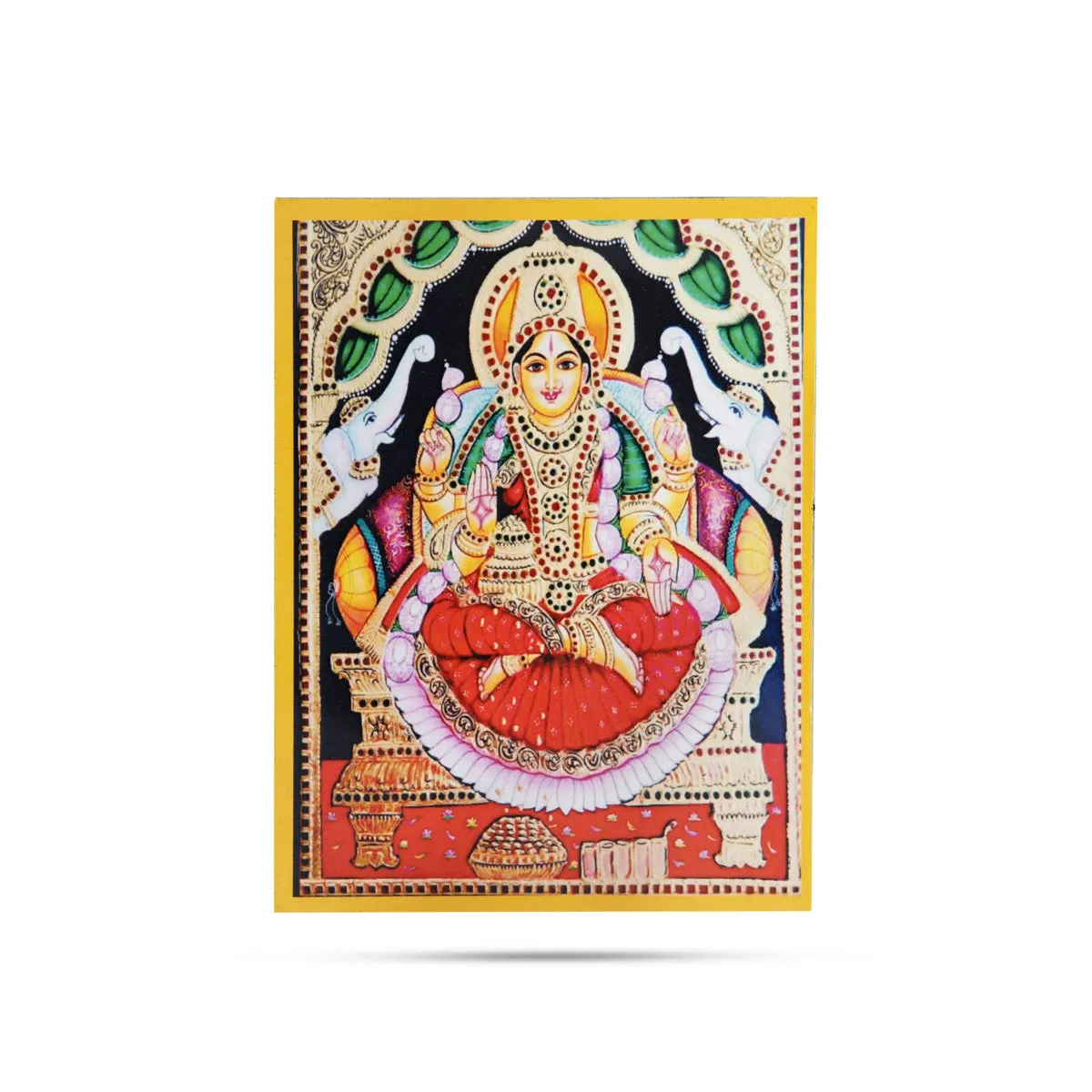 Acrylic Magnet - 3.75 x 3 Inches | Tanjore Painting Acrylic Photo Magnet/ Acrylic Fridge Magnet/ Assorted Design