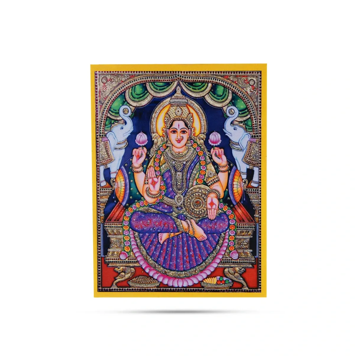 Acrylic Magnet - 3.75 x 3 Inches | Tanjore Painting Acrylic Photo Magnet/ Acrylic Fridge Magnet/ Assorted Design