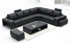 Aithen Modern Leather Sectional