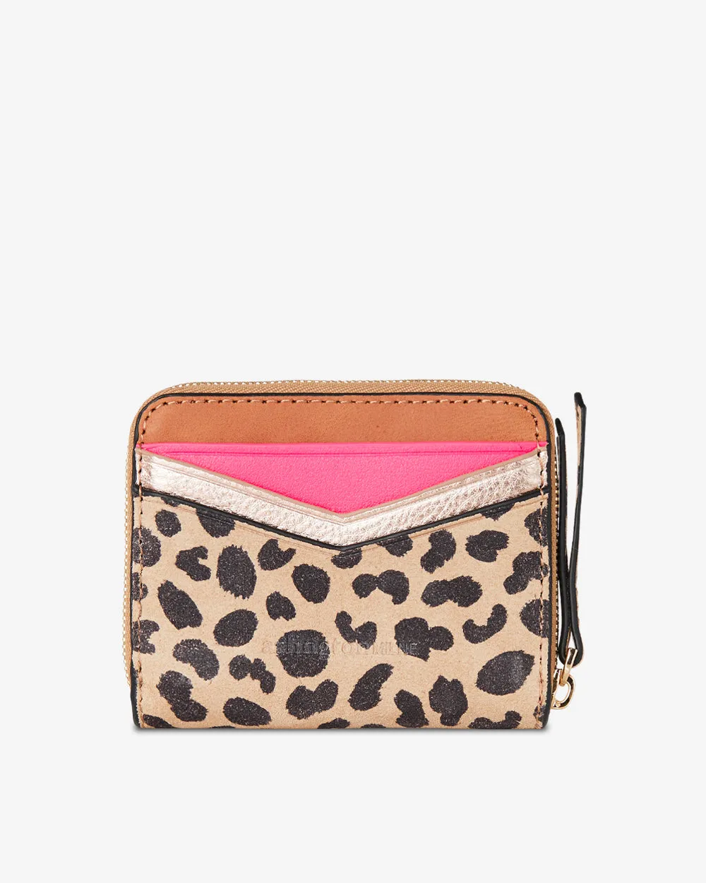 Alexis Zip Purse - Spot Suede Multi