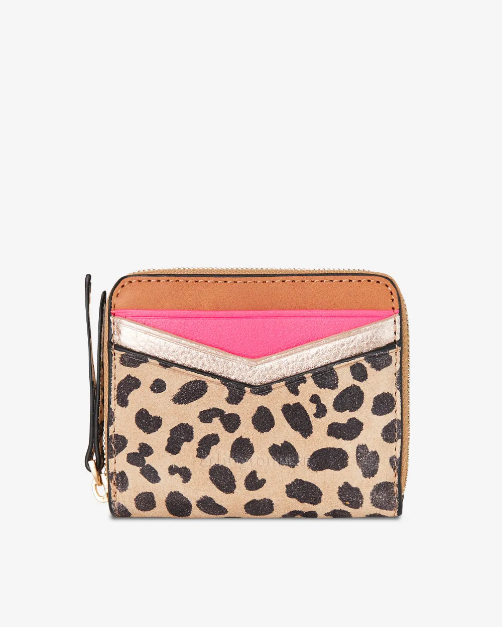 Alexis Zip Purse - Spot Suede Multi