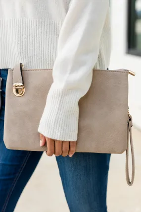 All In Favor Sand Brown Purse