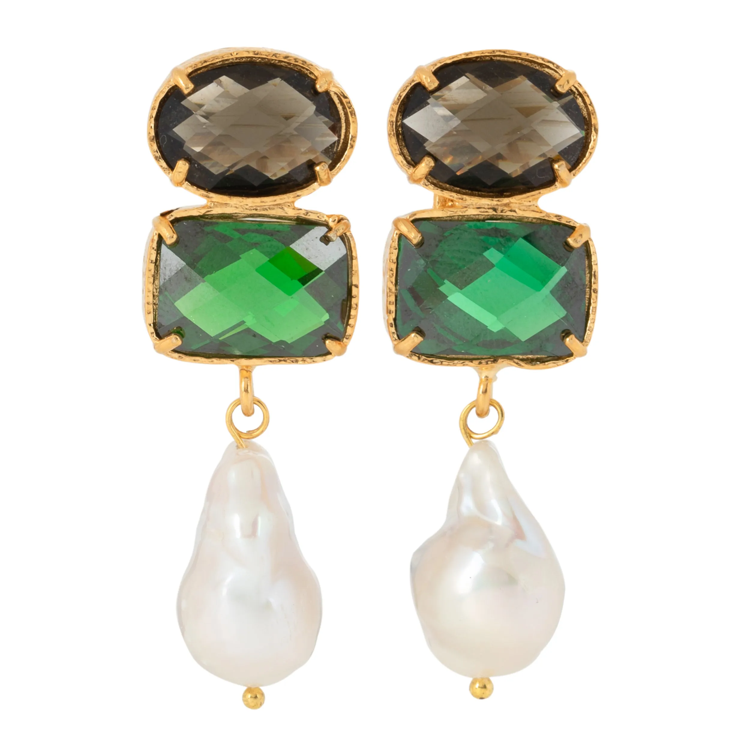 Amaia Earrings Green