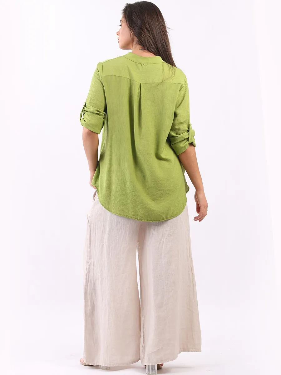 Anne   Kate Italian Front Pocket Top