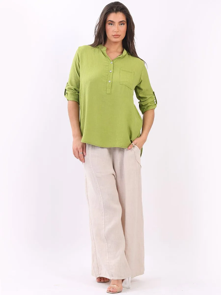 Anne   Kate Italian Front Pocket Top