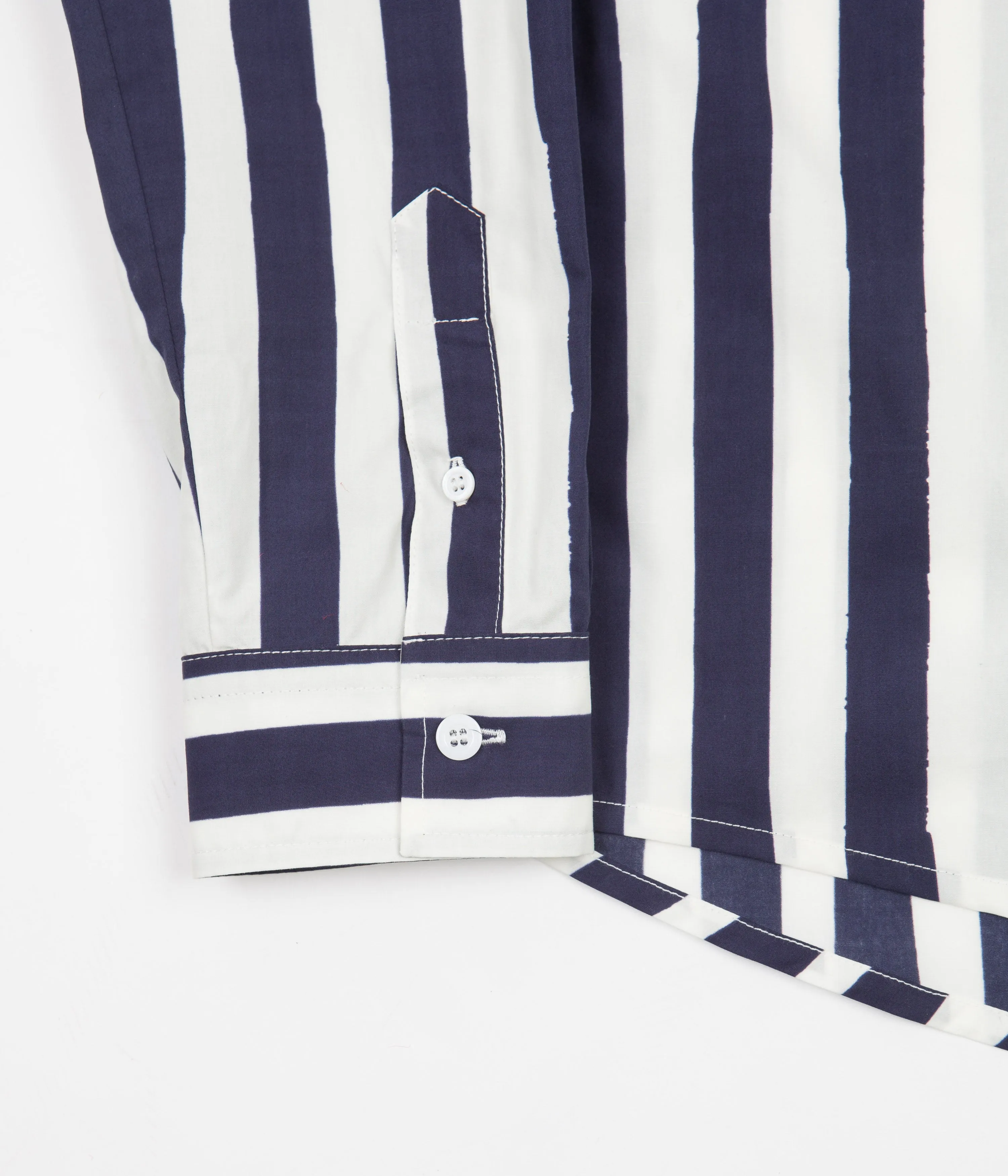 A.P.C. Mathieu Stripe Shirt - Dark Blue