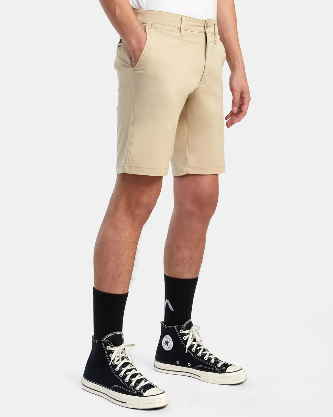 Back In Hybrid Walkshorts 19" - Khaki