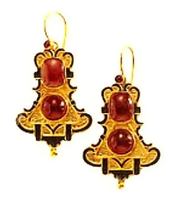 Bell and Cross Earrings