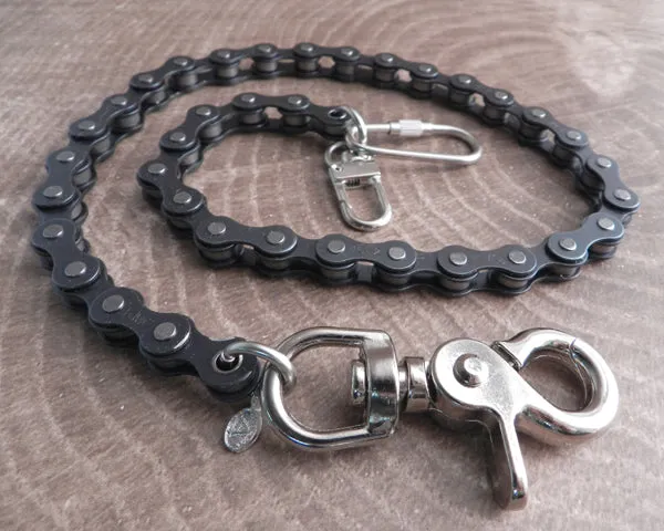 Bike Chain Wallet Chain Black