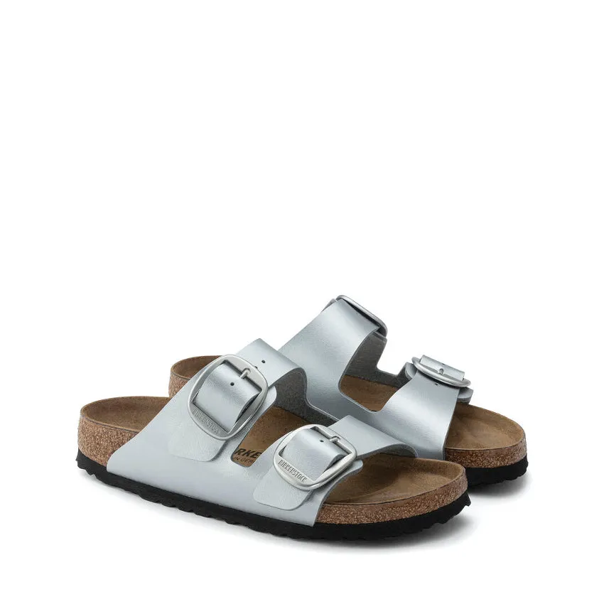 BIRKENSTOCK SANDALO ARIZONA BIG BUCKLE 1025831 ARGENTO