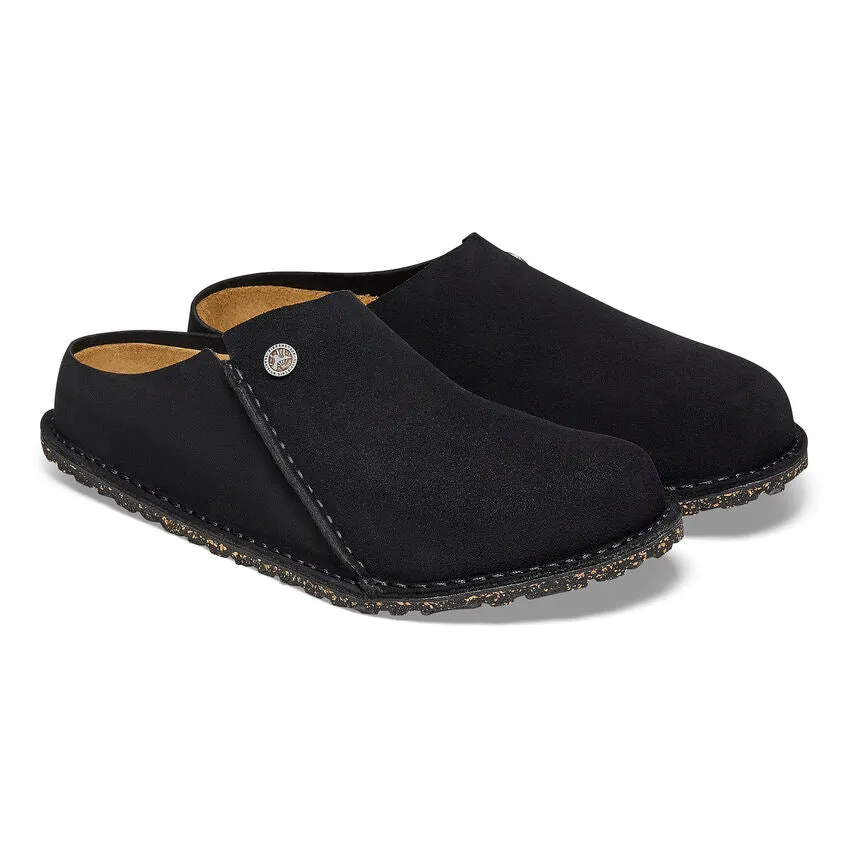 Birkenstock Zermatt Black Suede Narrow Women's