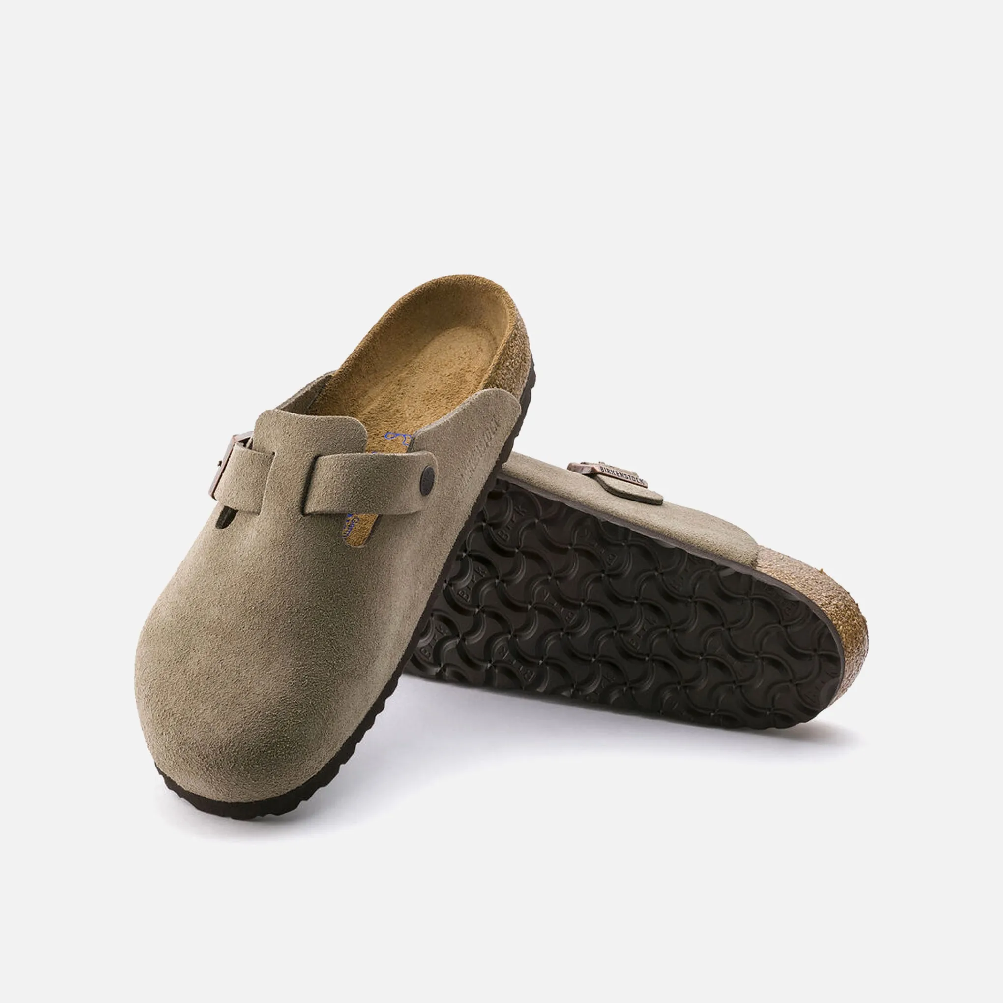 Boston Soft Footbed - Taupe Suede (Regular Fit)