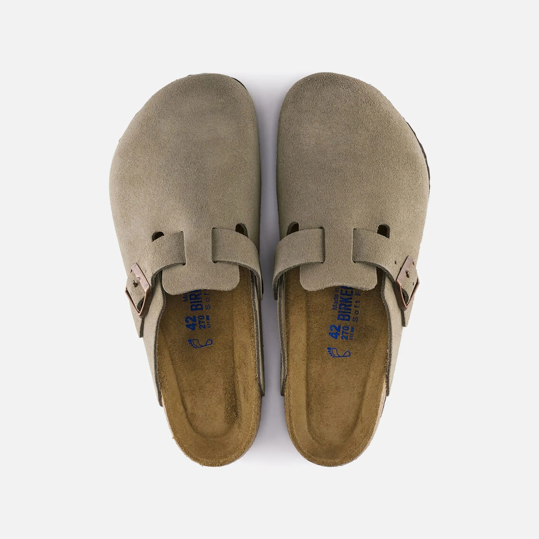 Boston Soft Footbed - Taupe Suede (Regular Fit)