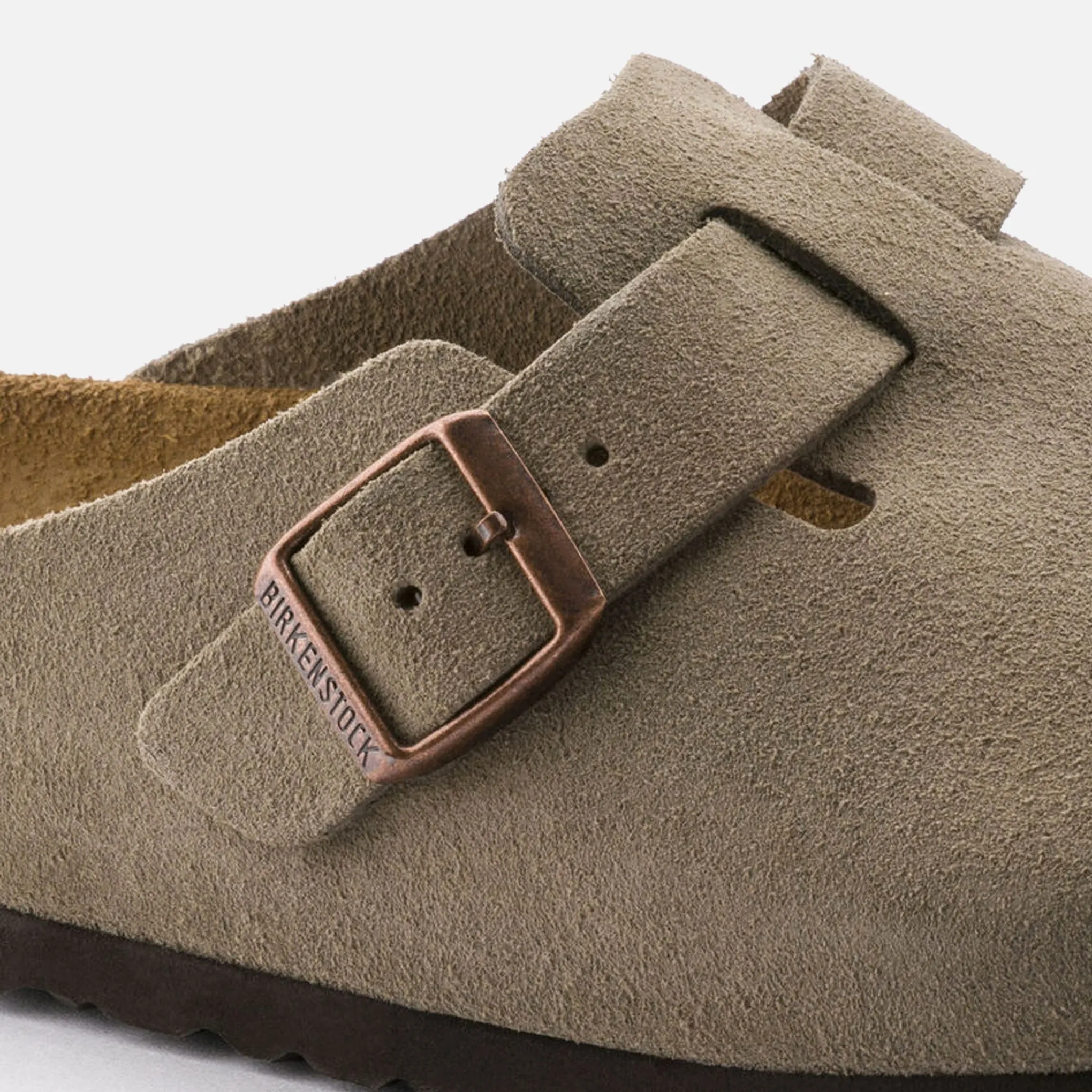 Boston Soft Footbed - Taupe Suede (Regular Fit)