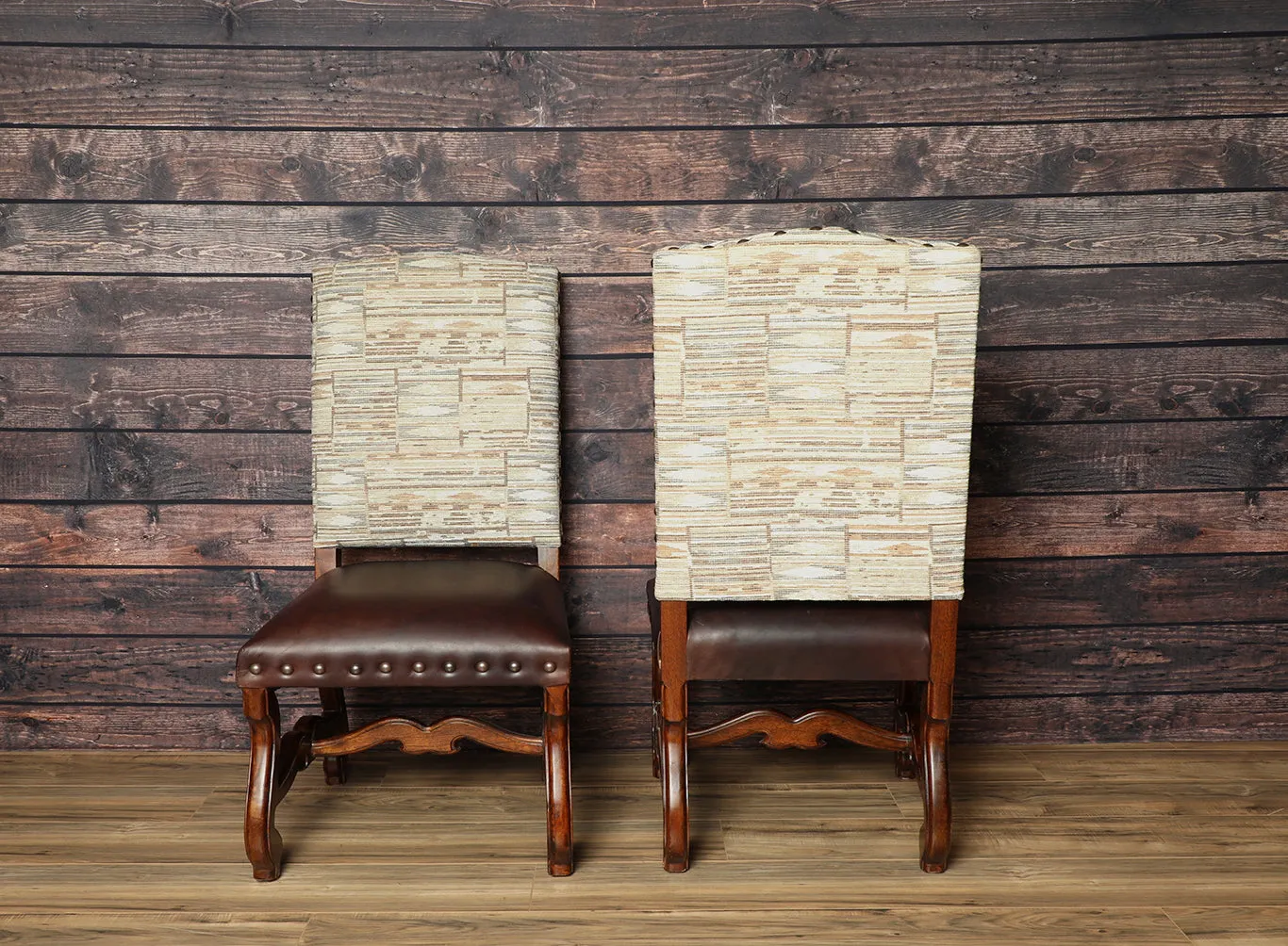 Brown Southwestern Dining Chair Set