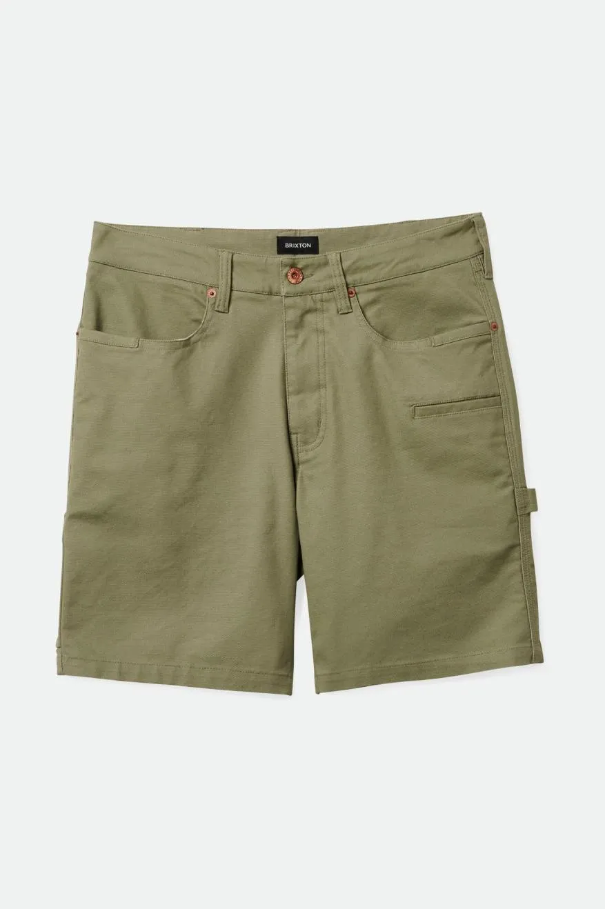 Builders Carpenter Stretch Short - Olive Surplus