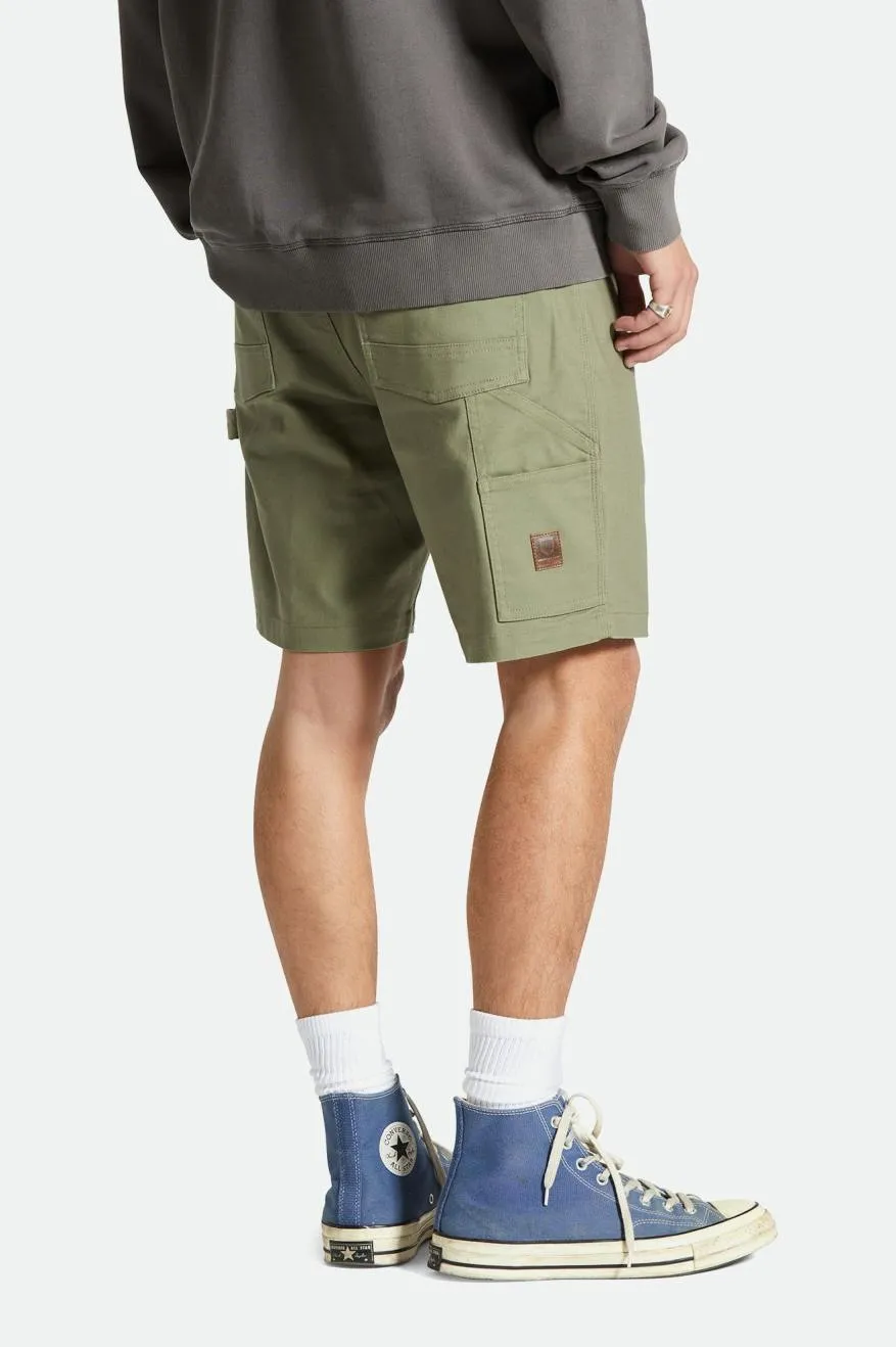 Builders Carpenter Stretch Short - Olive Surplus