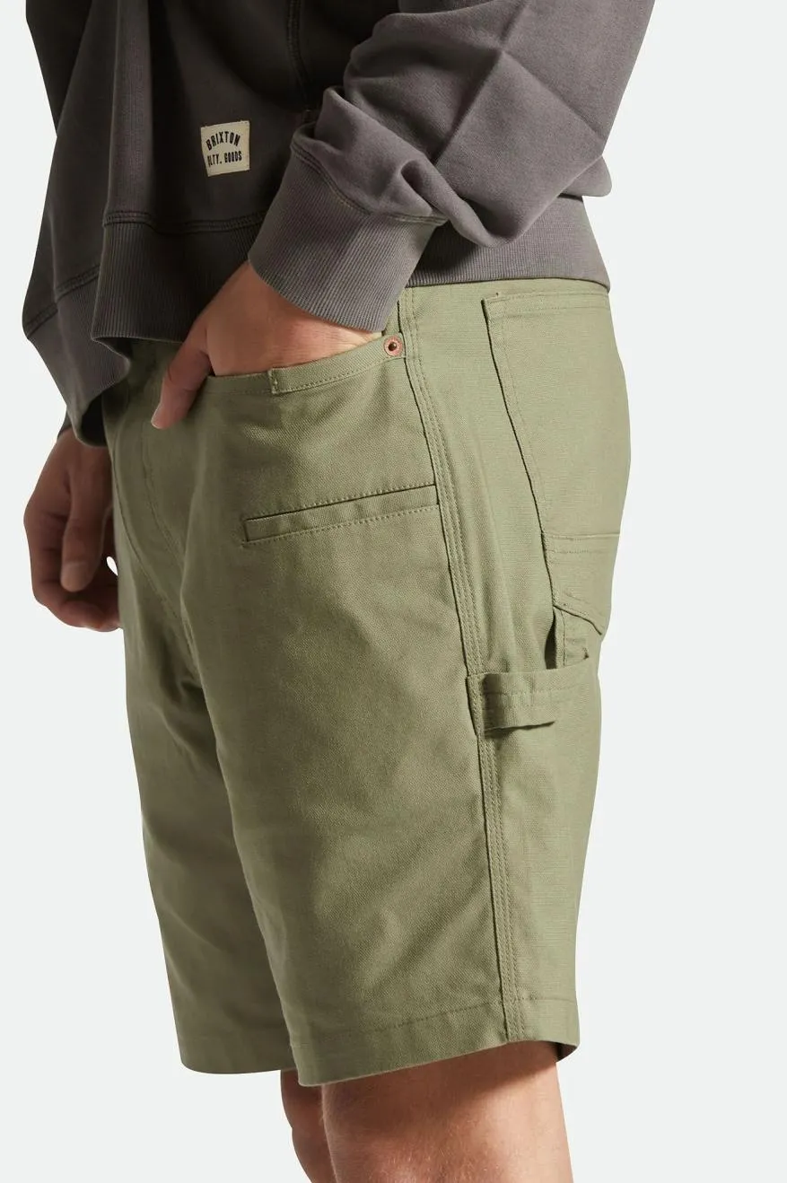 Builders Carpenter Stretch Short - Olive Surplus