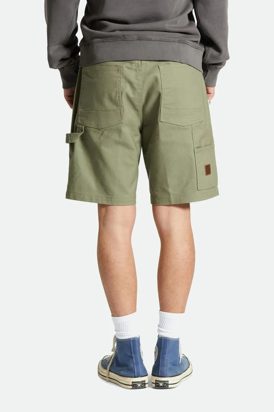 Builders Carpenter Stretch Short - Olive Surplus