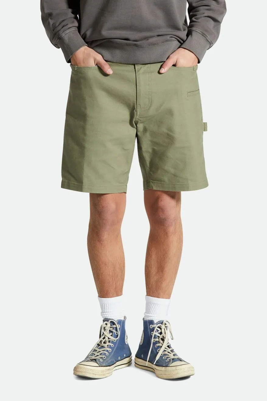 Builders Carpenter Stretch Short - Olive Surplus