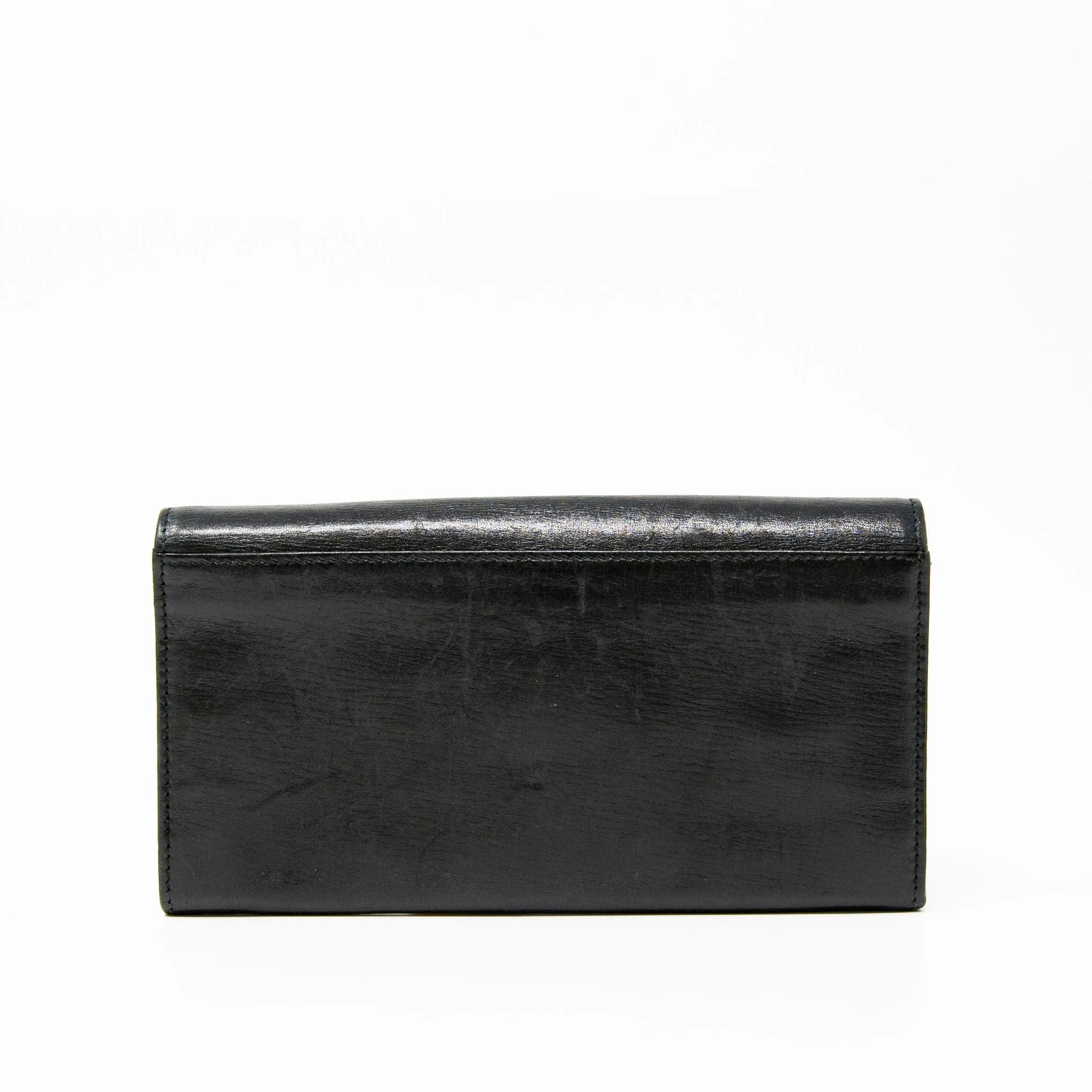 Bvlgari Black Long Wallet