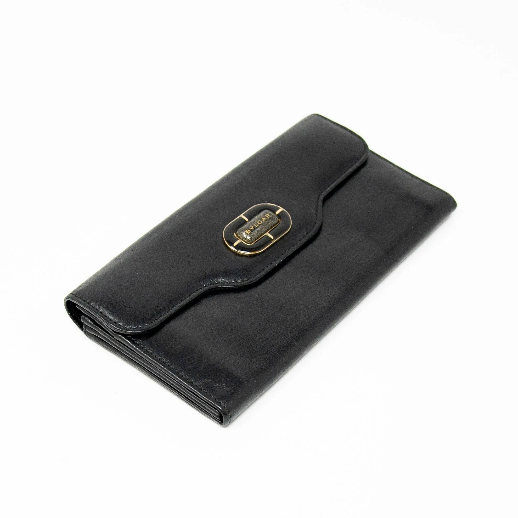 Bvlgari Black Long Wallet