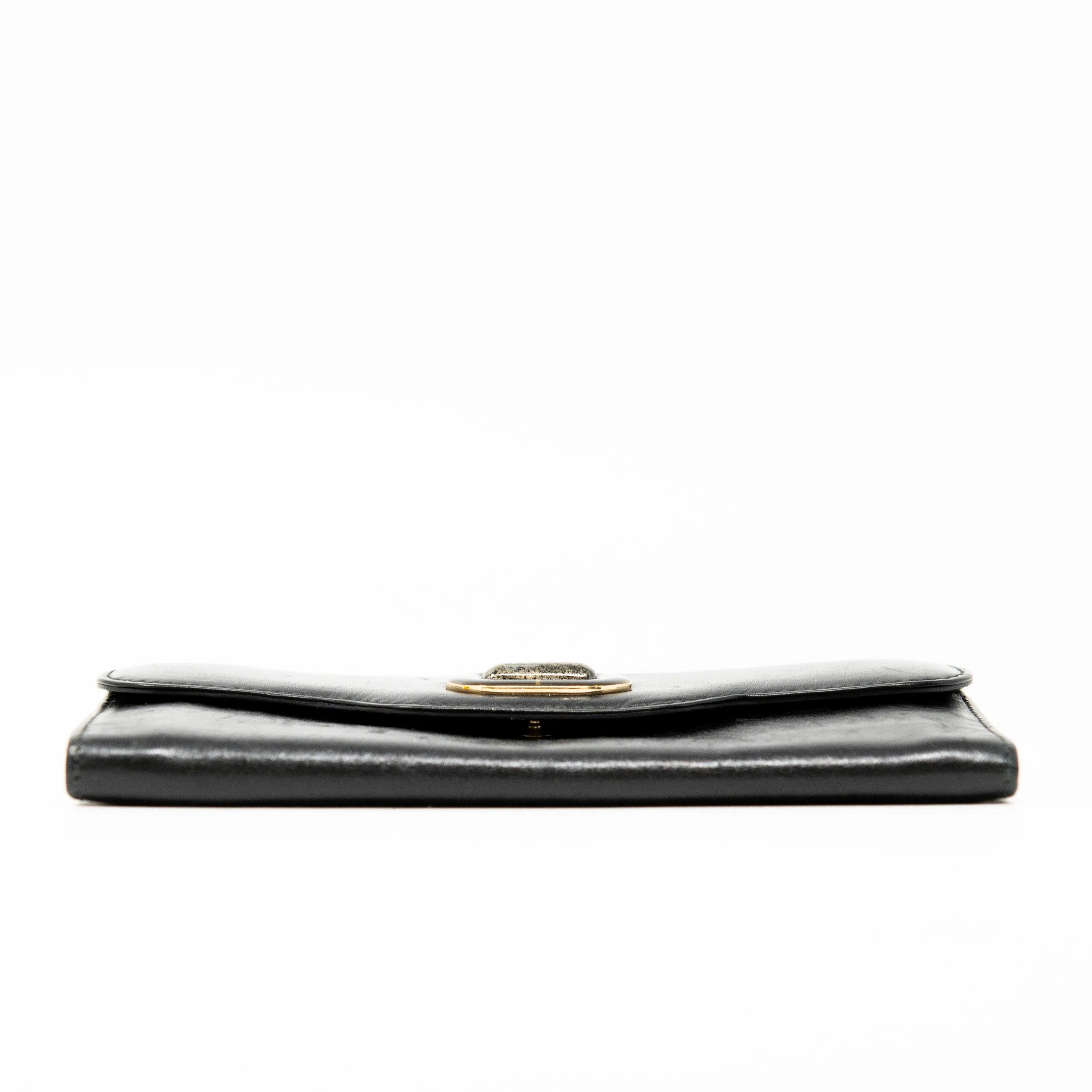 Bvlgari Black Long Wallet