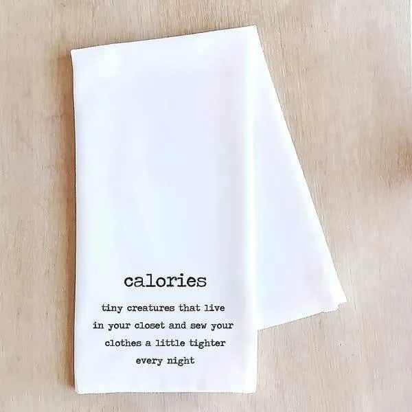 Calories - Tea Towel