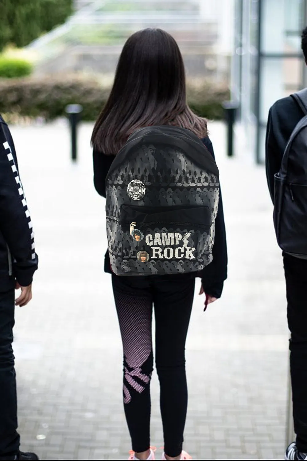 Camp Rock Black Backpack