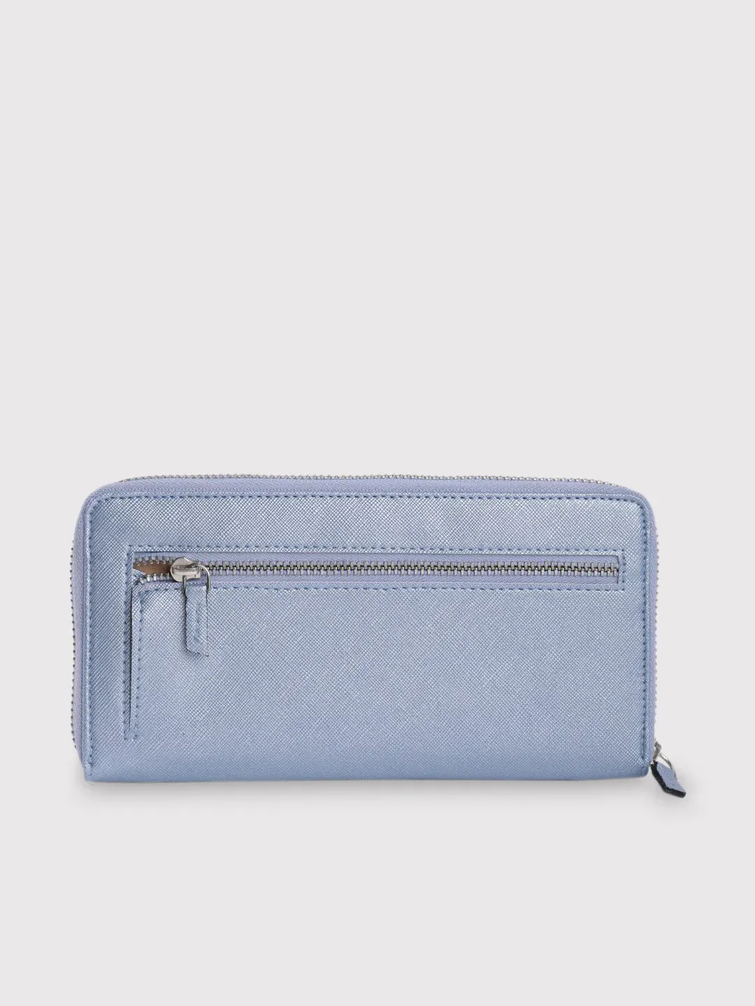 Caprese Mia Wallet Large Zip Around Pearl Blue