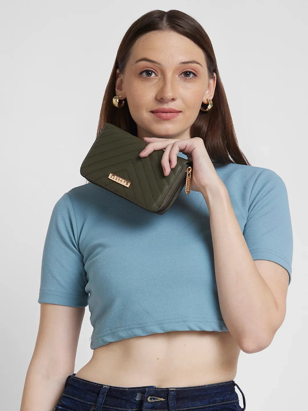 Caprese Milana Wallet Large Green