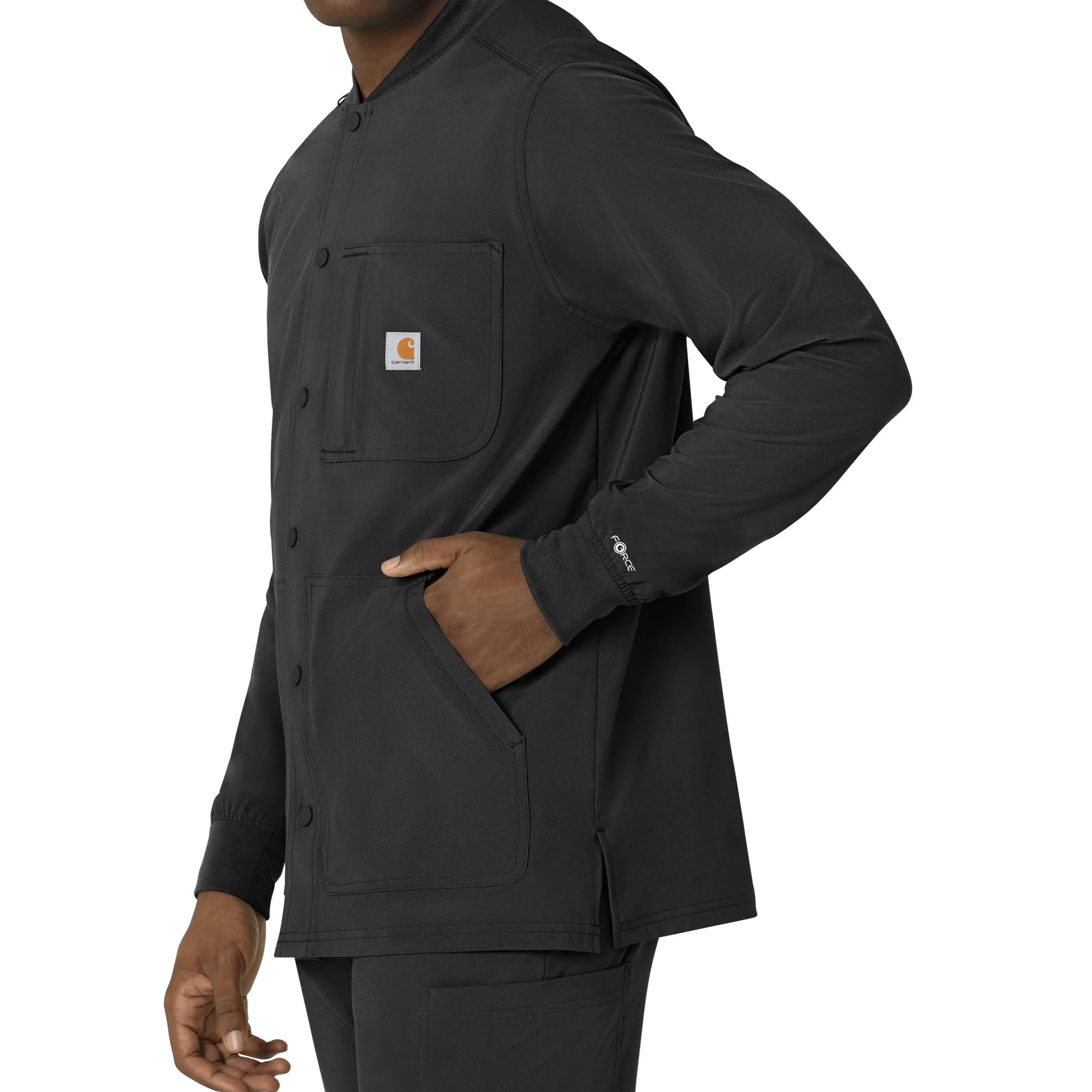 Carhartt Force Cross-Flex Men's Shirt Jacket - Black