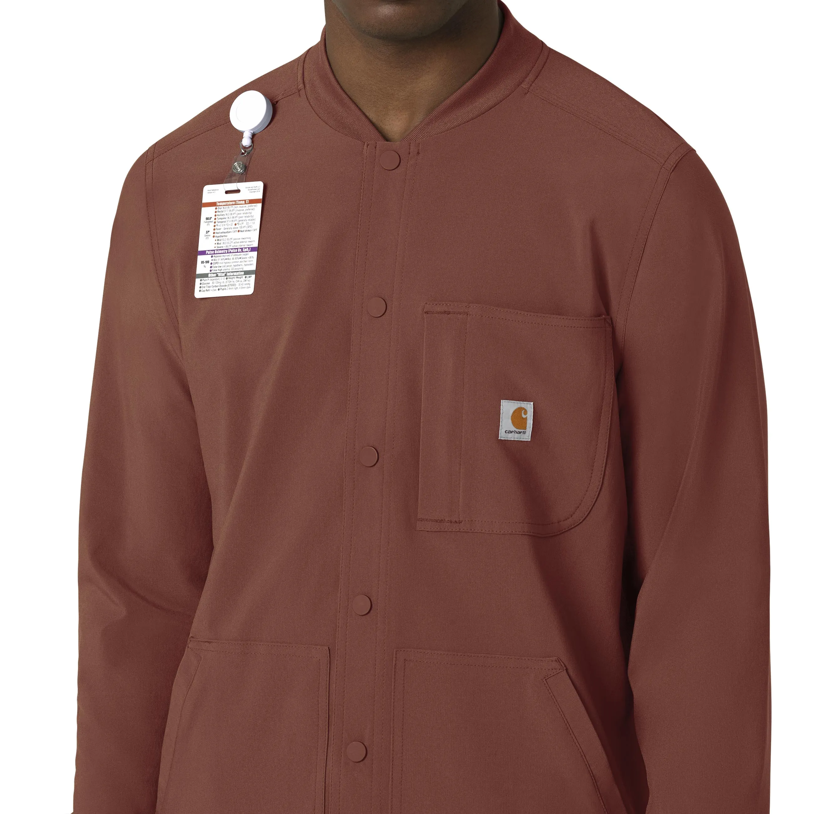 Carhartt Force Cross-Flex Men's Shirt Jacket - Sable