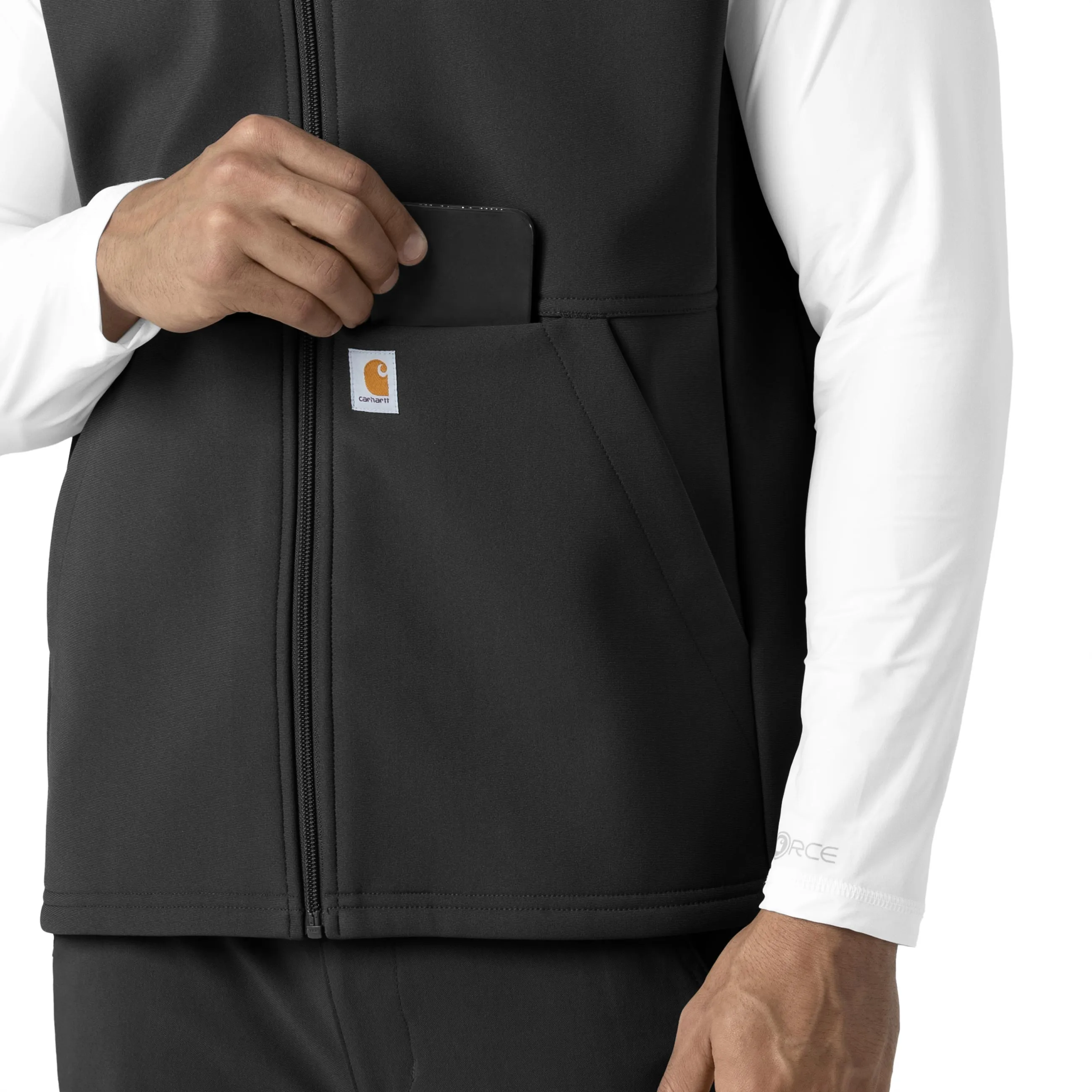 Carhartt Rugged Flex Men's Bonded Fleece Vest - Black