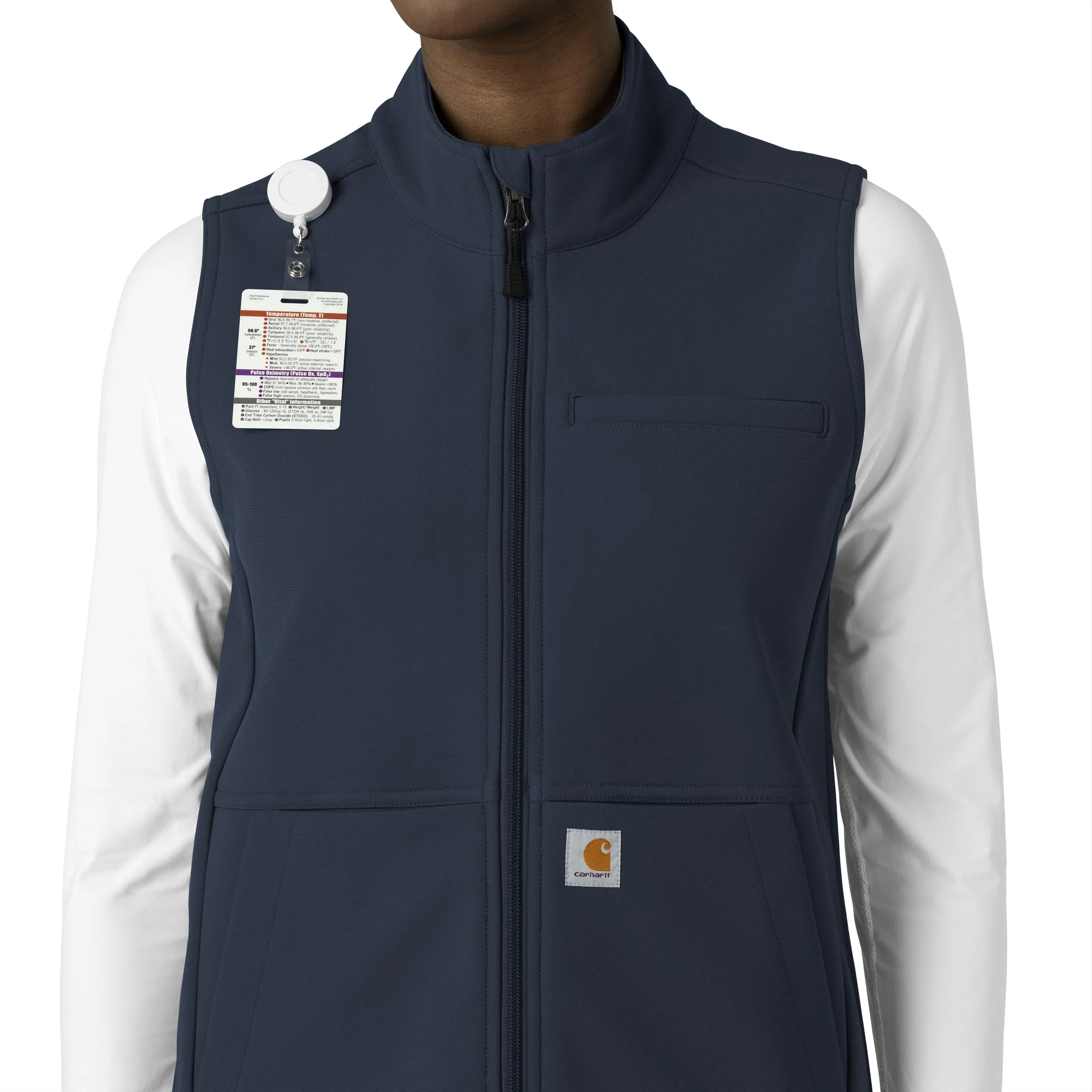 Carhartt Rugged Flex Women's Bonded Fleece Vest - Navy