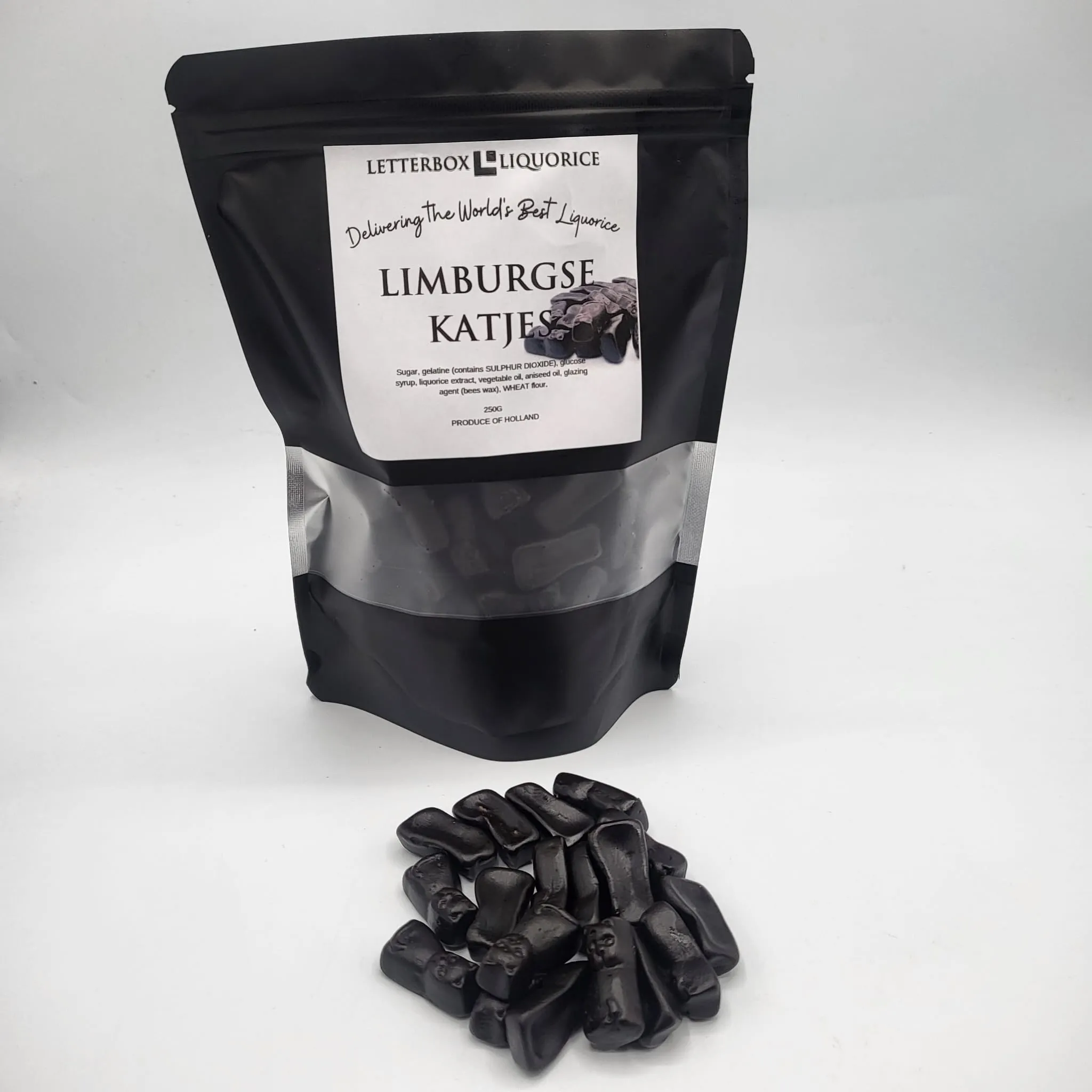 CATS "LIMBURGSE KATJES" Gluten Free Liquorice