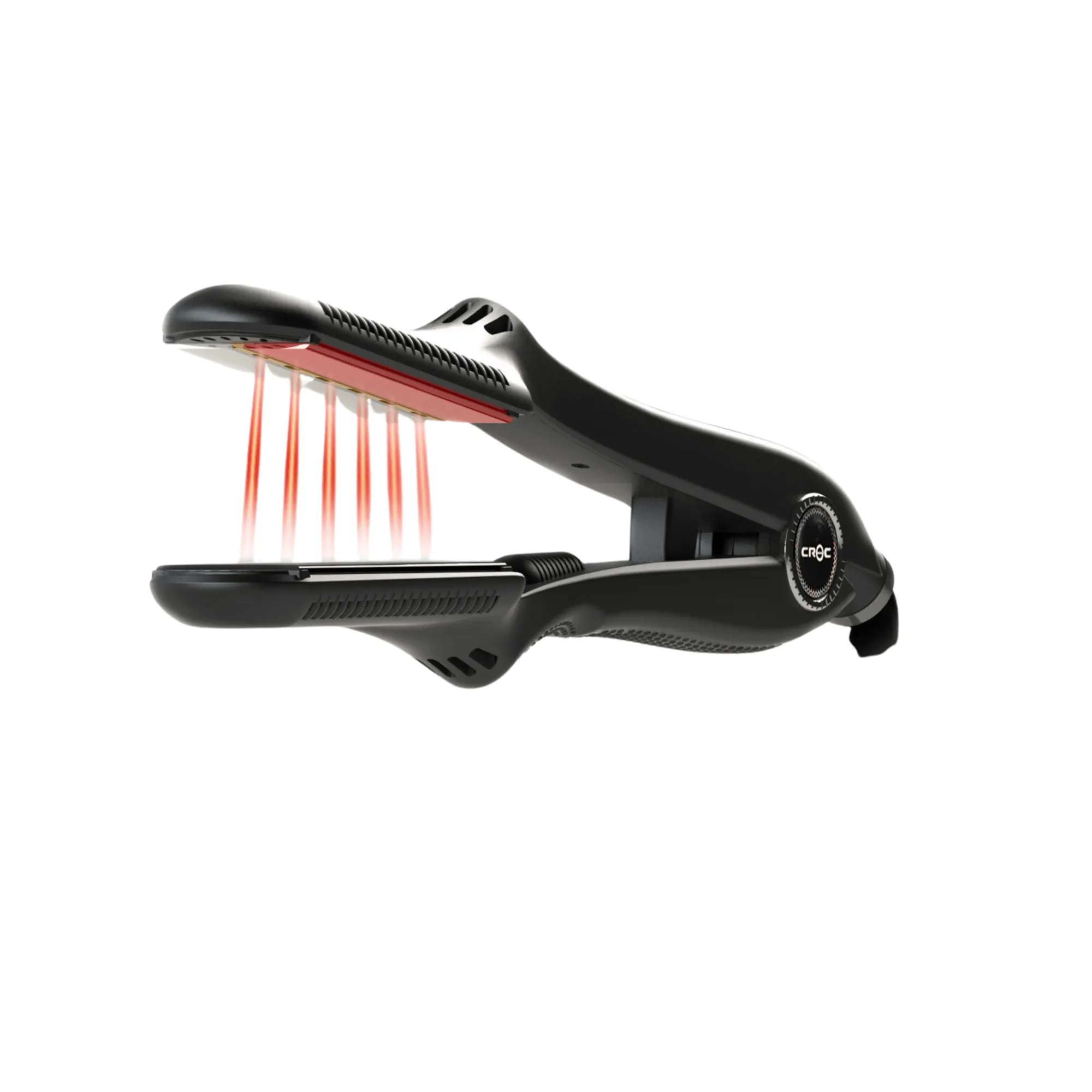 Classic Infrared Tourmaline Ceramic Black Titanium Flat Iron 1.5''