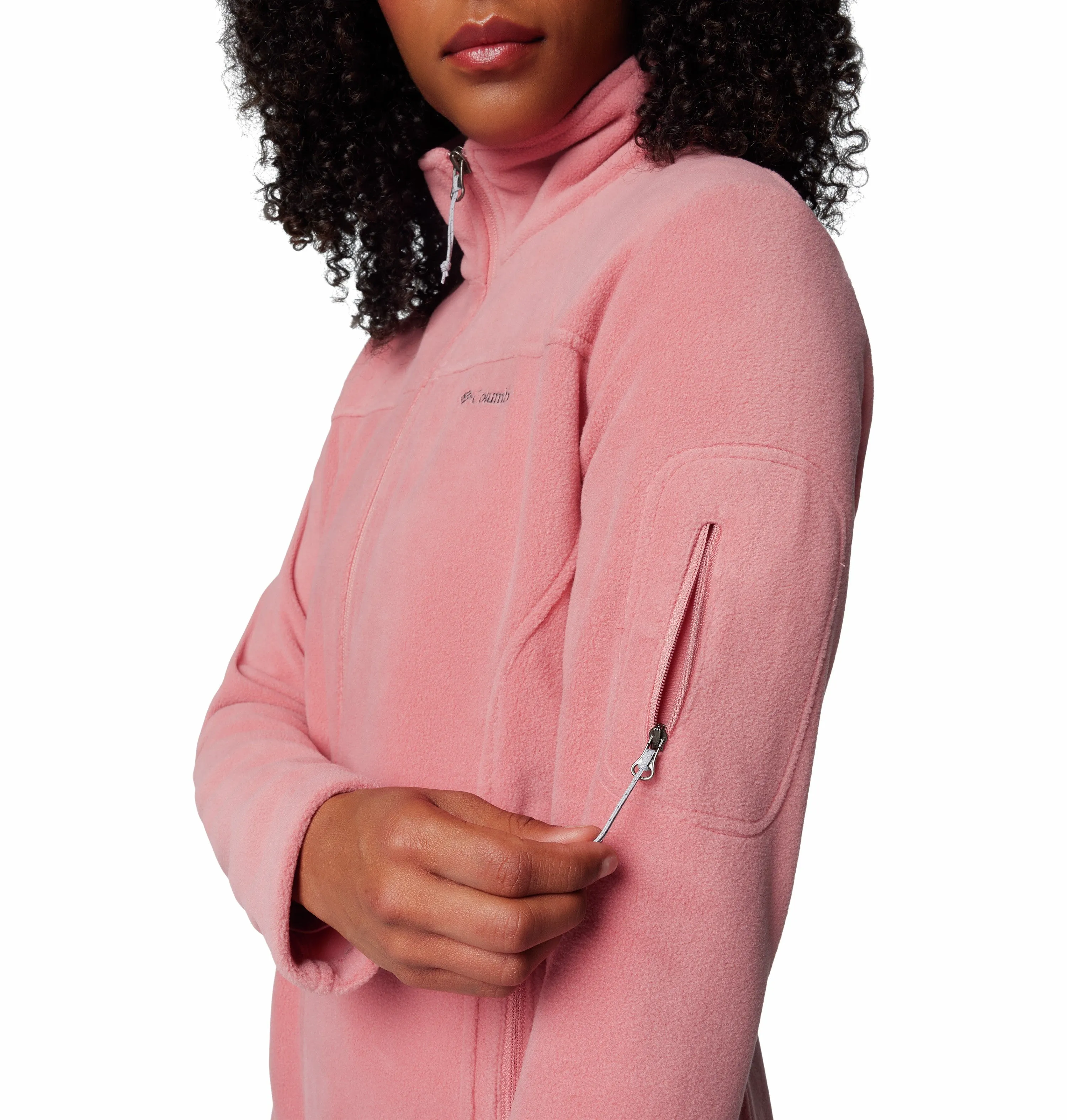 Columbia Ladies Fast Trek II regular Fit Full Zip Fleece-AGAVE