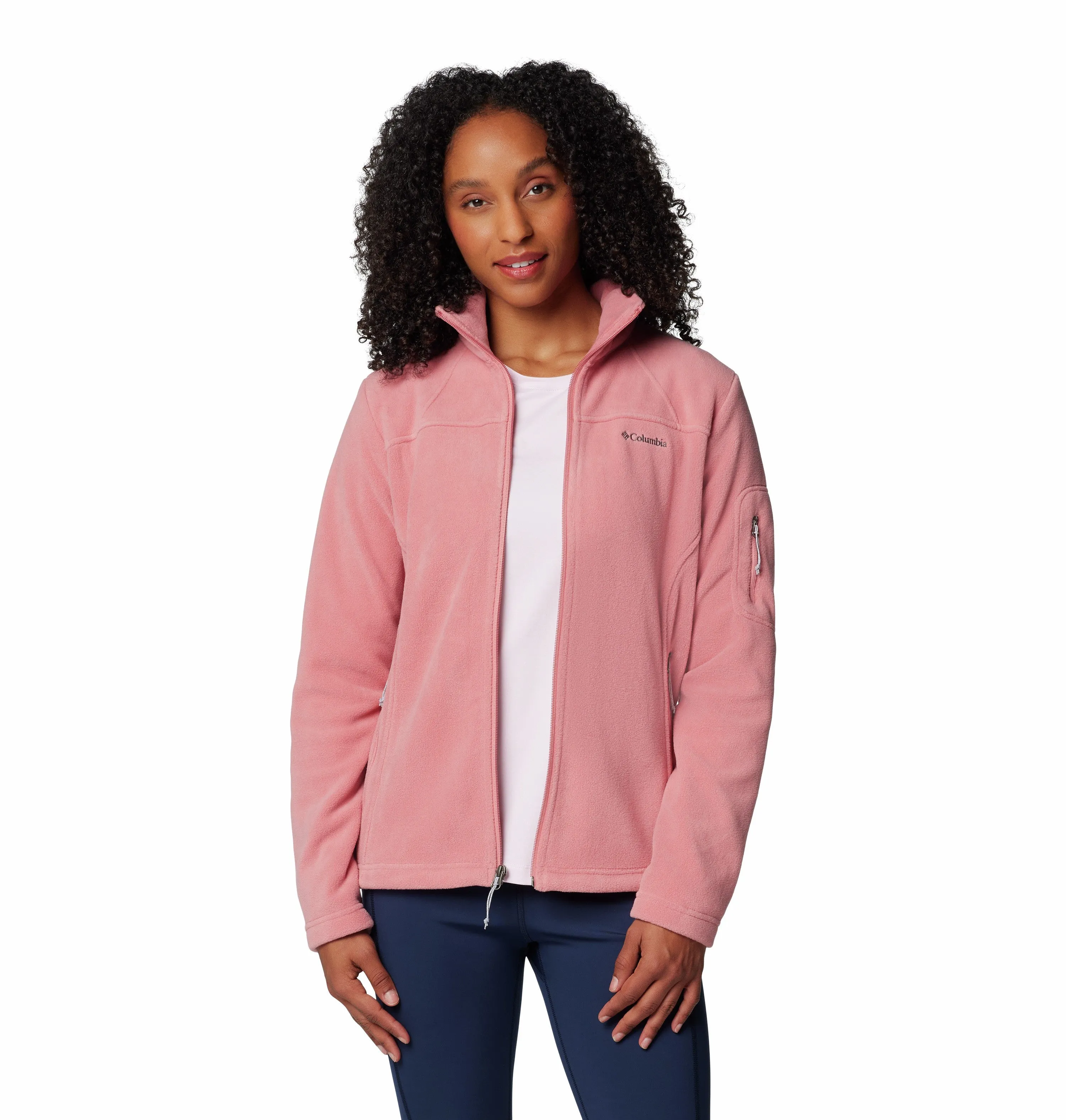 Columbia Ladies Fast Trek II regular Fit Full Zip Fleece-AGAVE