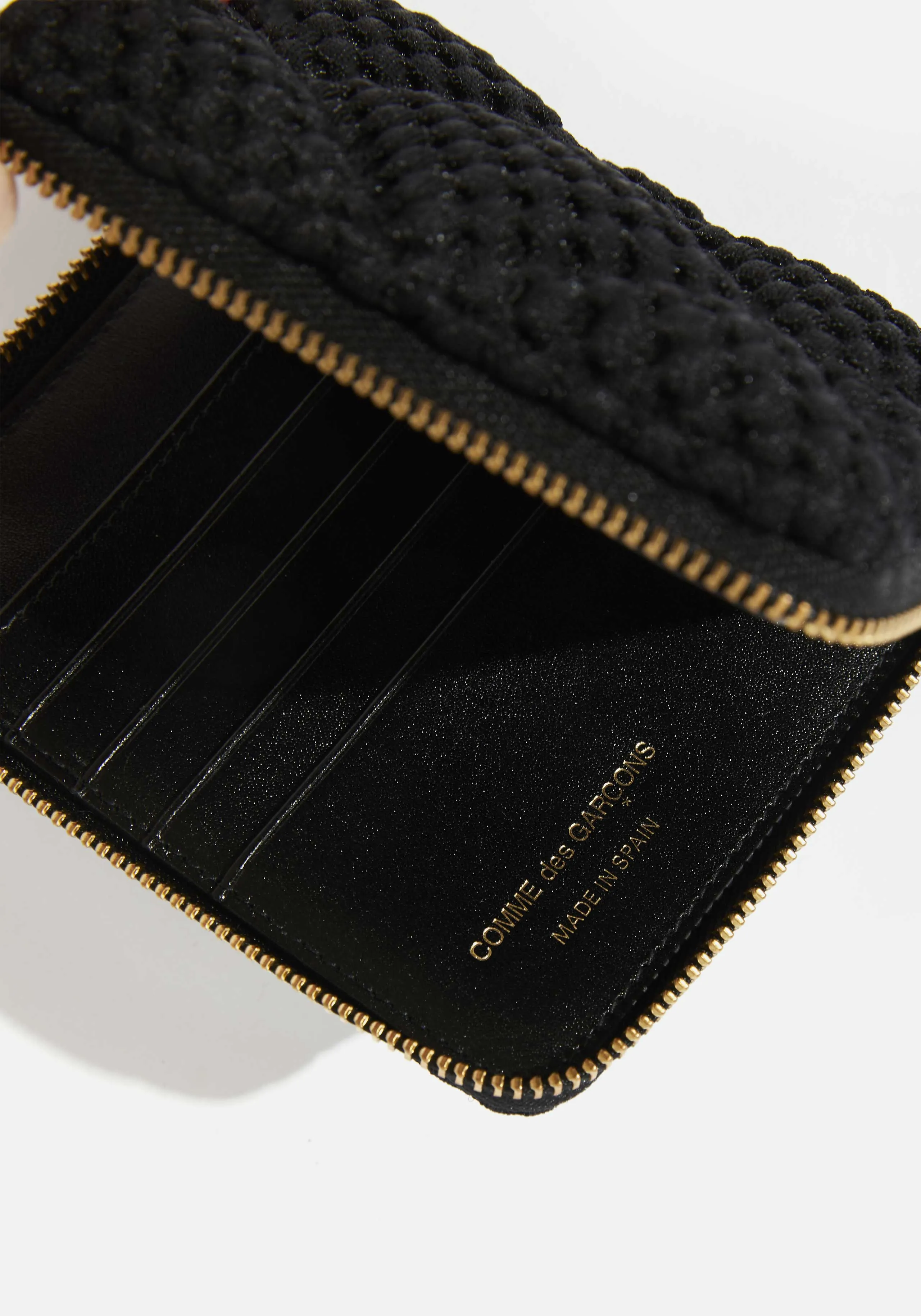 COMME DES GARCONS FAT TORTOISE FULL ZIP WALLET