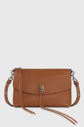 Darren Top Zip Shoulder Bag In Grey