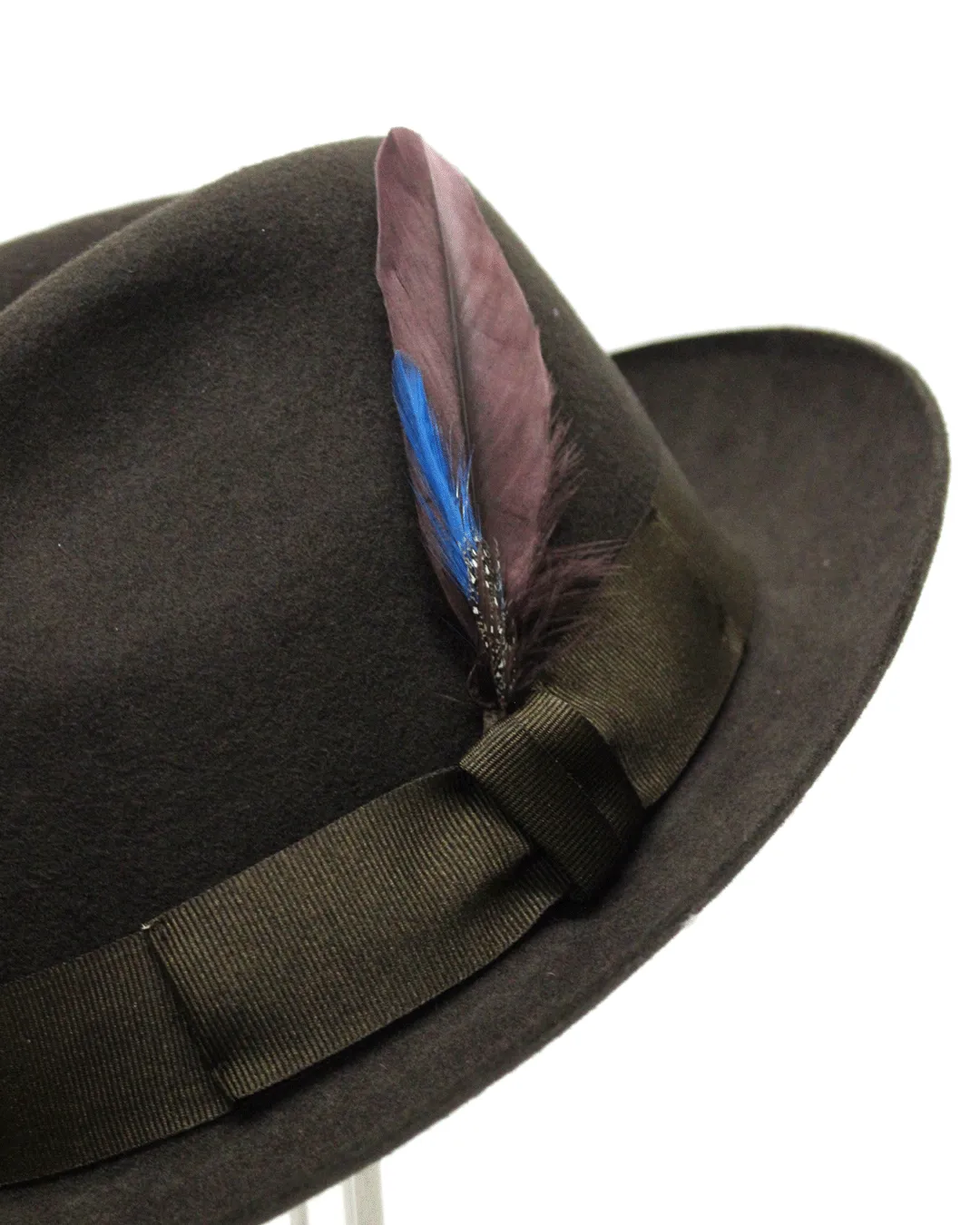 DOBBS Brown Trilby Fedora