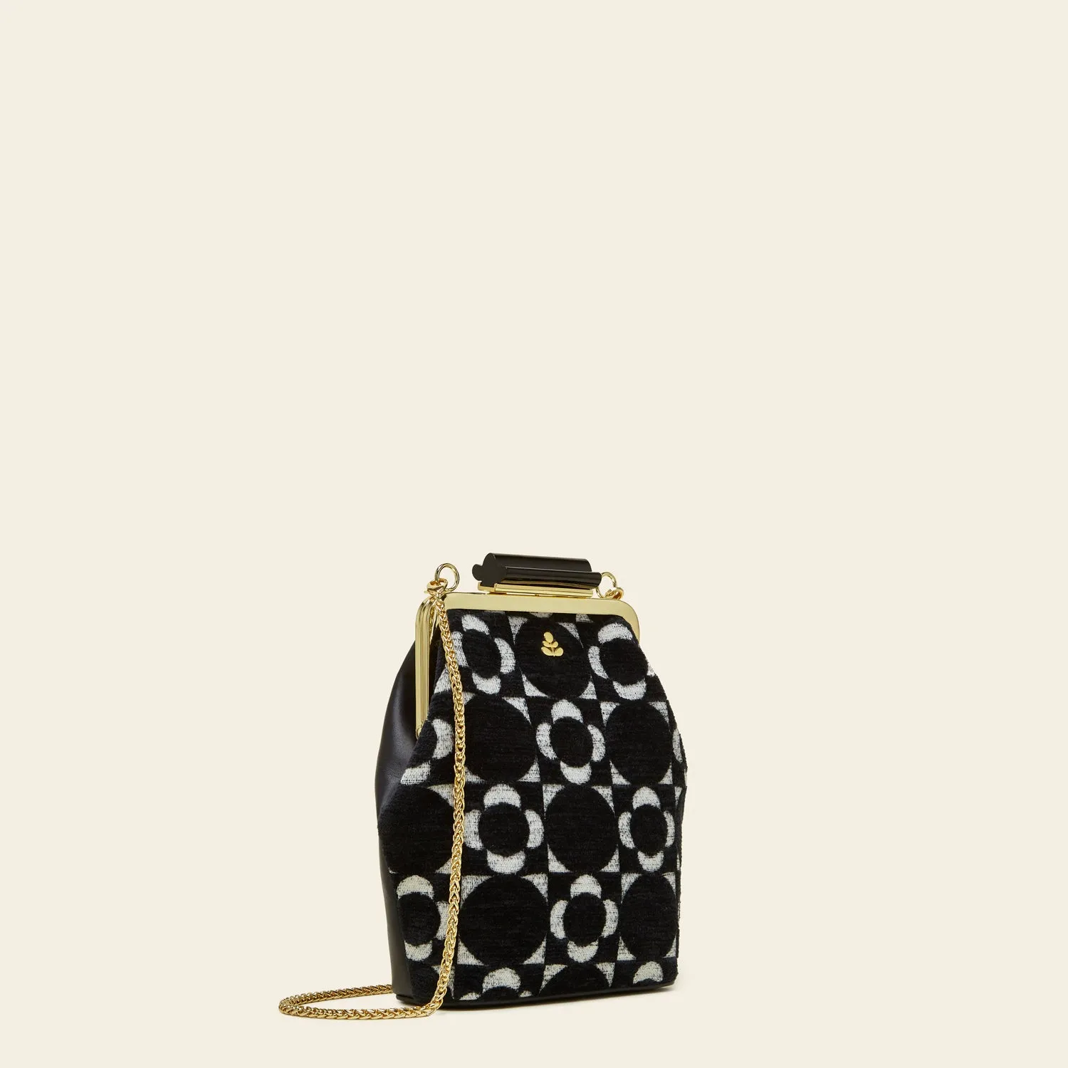 Dolly Mini Crossbody - Retro Tile Black