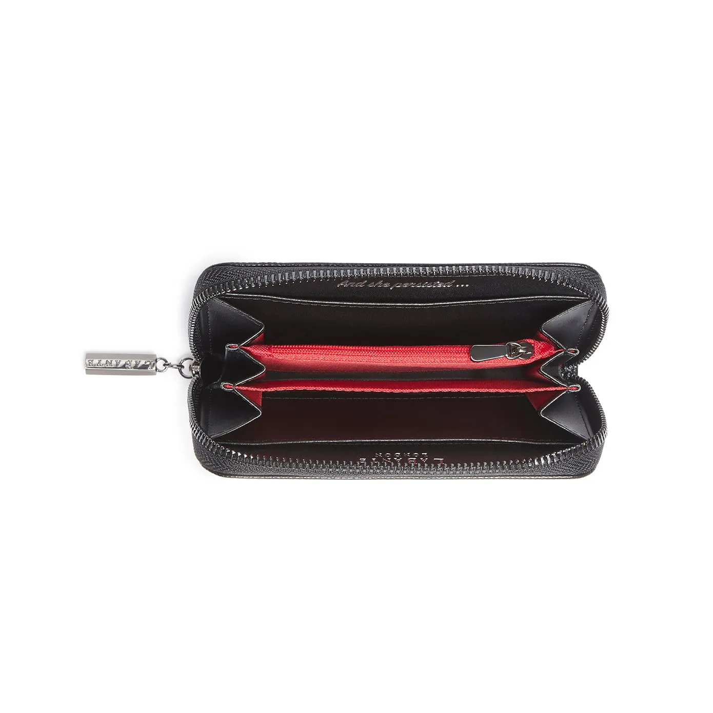 Ellen Black Zip Around Wallet